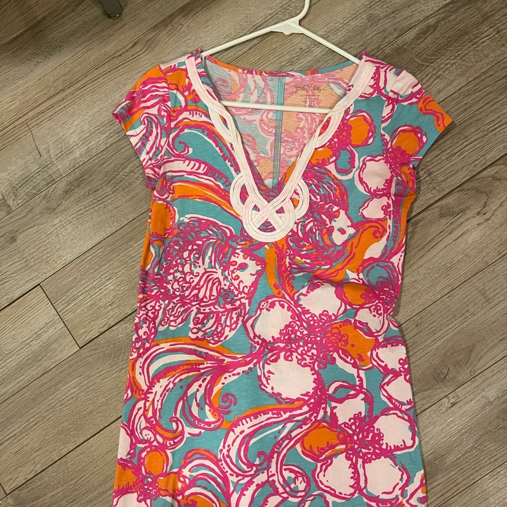 COPY - Lily Pulitzer orange and pink dress